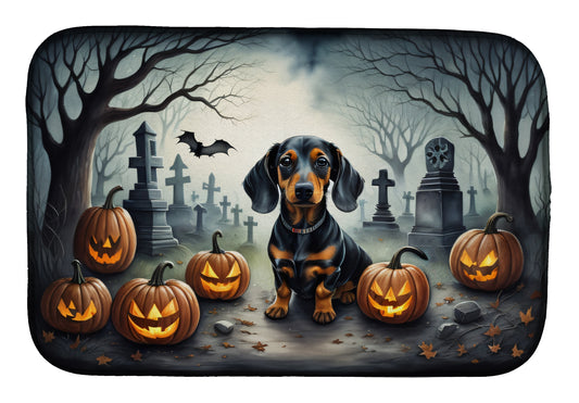 Buy this Dachshund Spooky Halloween Dish Drying Mat