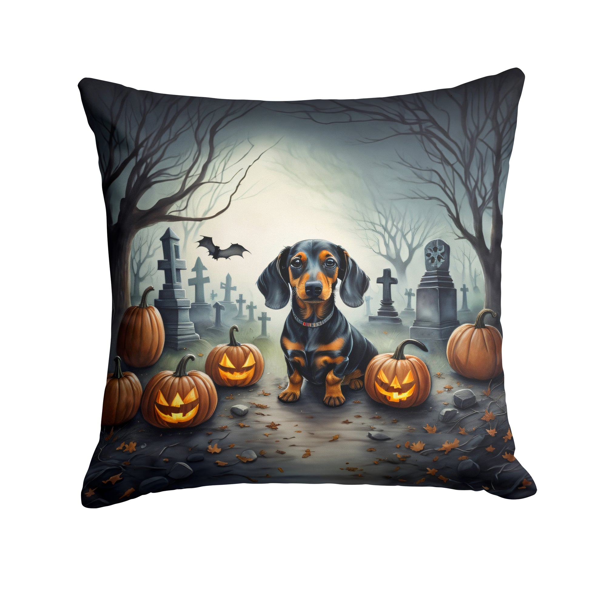 Buy this Dachshund Spooky Halloween Throw Pillow