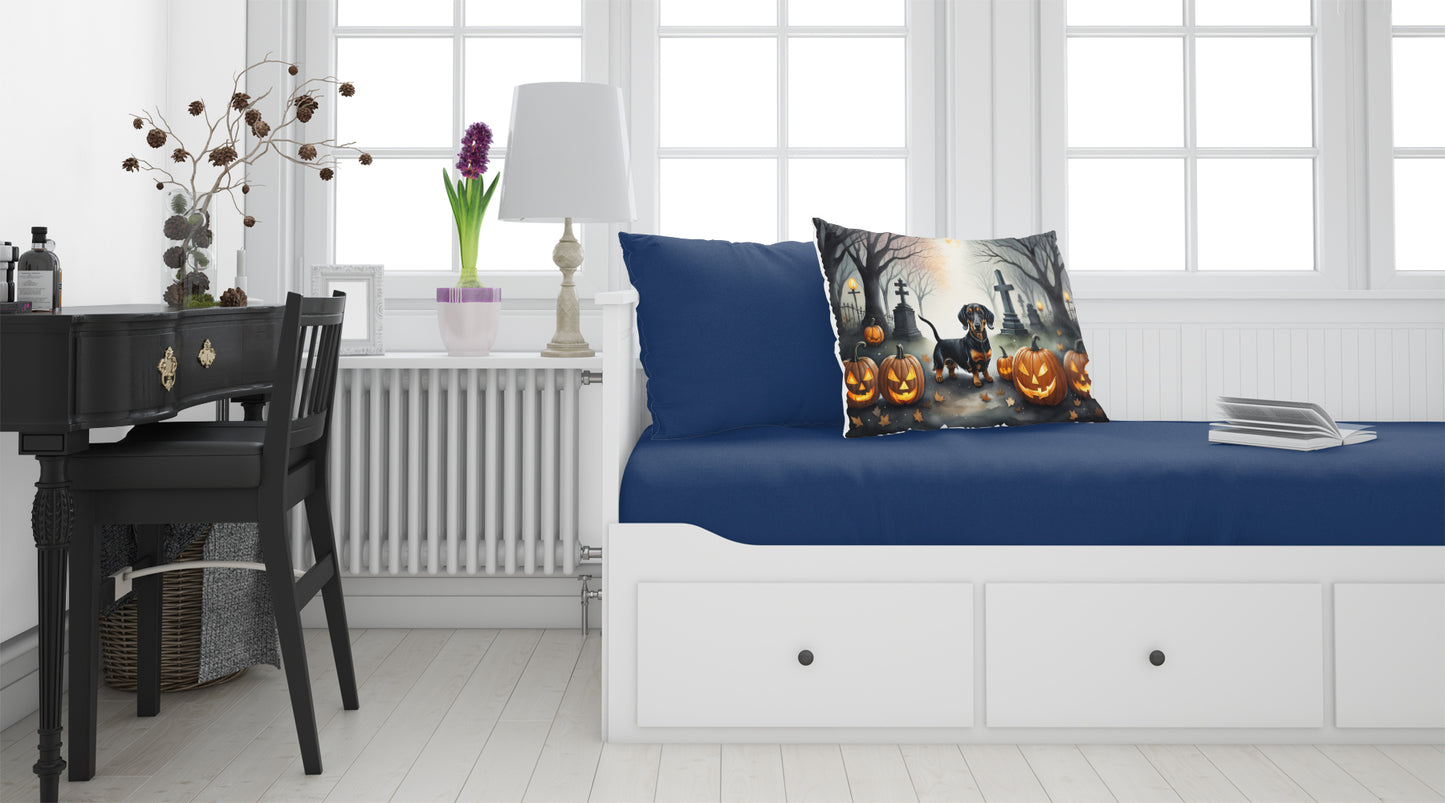 Dachshund Spooky Halloween Standard Pillowcase