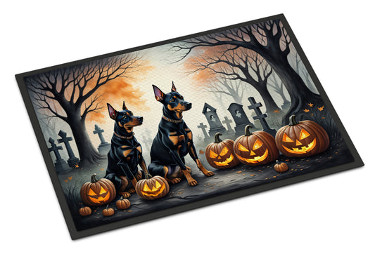 Buy this Doberman Pinscher Spooky Halloween Doormat