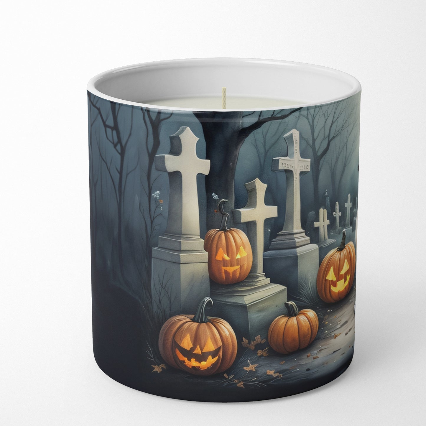 Buy this English Bulldog Spooky Halloween Decorative Soy Candle
