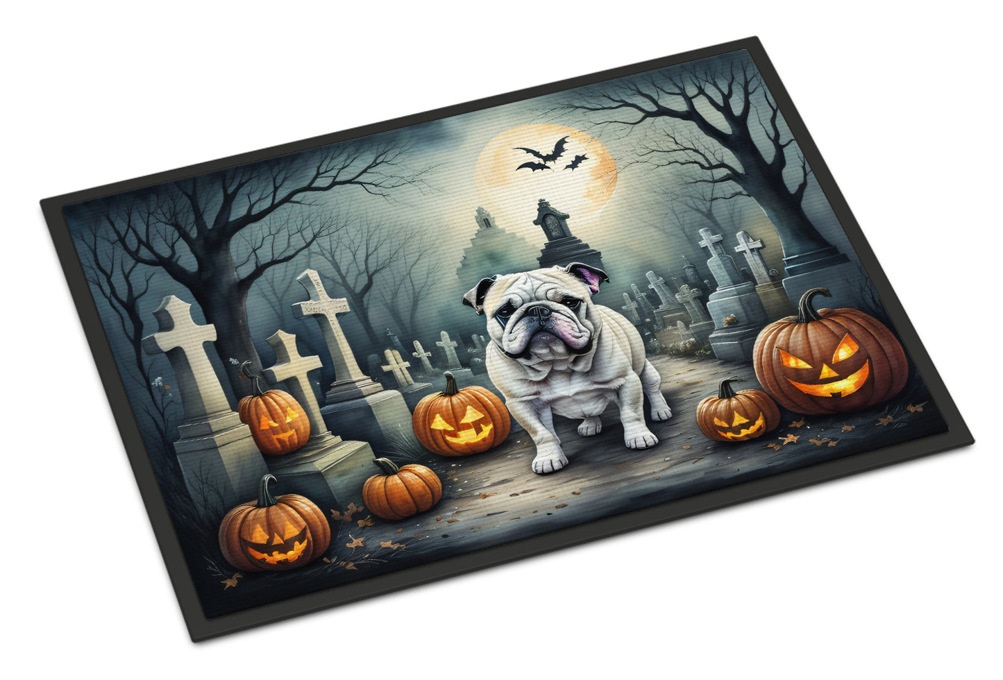 Buy this English Bulldog Spooky Halloween Doormat