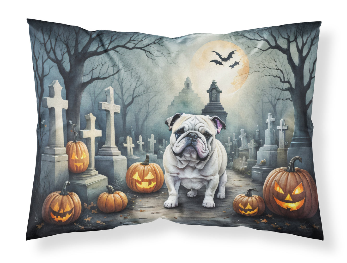 Buy this English Bulldog Spooky Halloween Standard Pillowcase