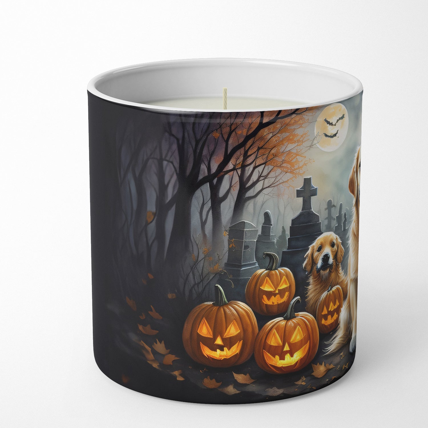 Buy this Golden Retriever Spooky Halloween Decorative Soy Candle