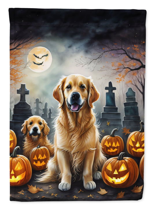 Buy this Golden Retriever Spooky Halloween House Flag