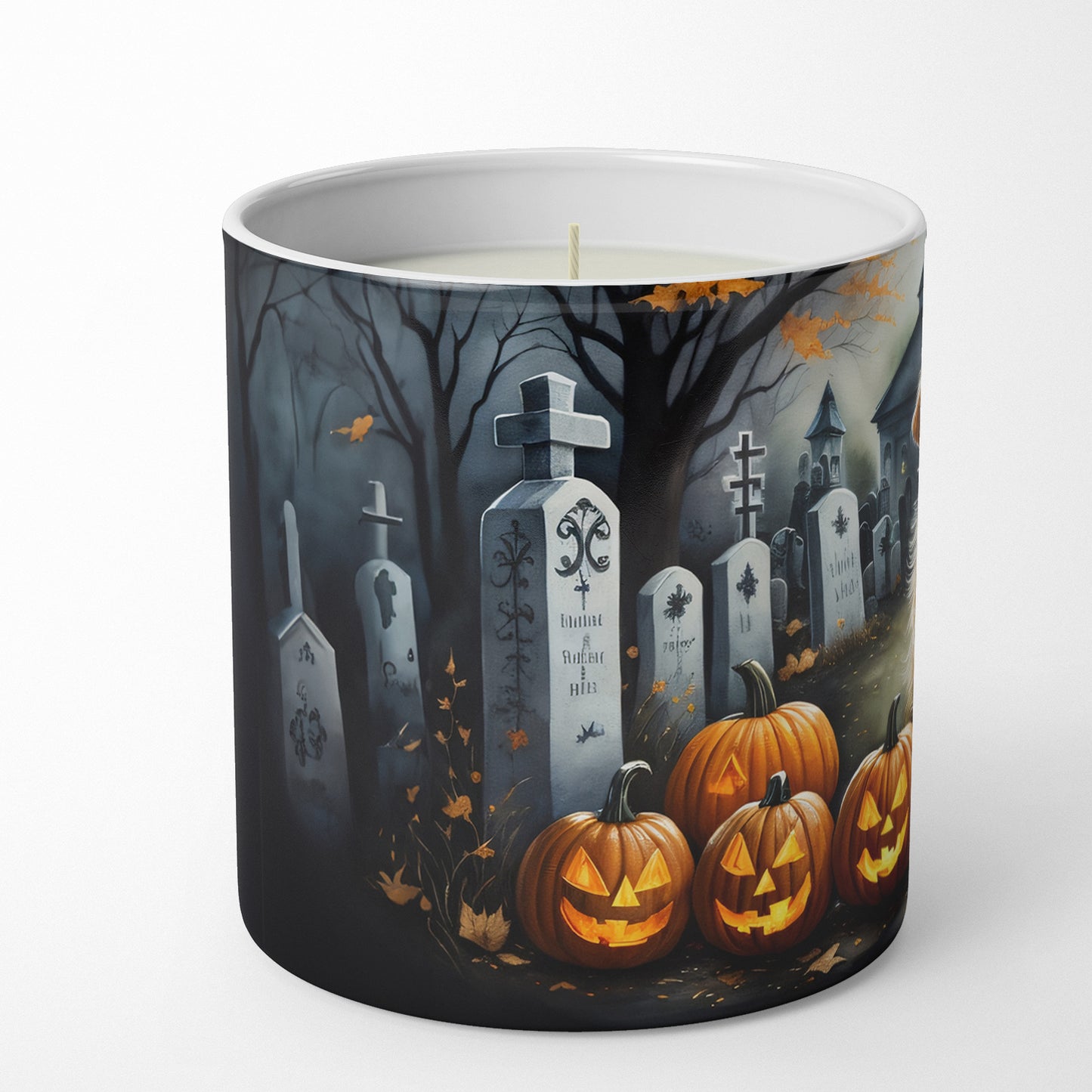 Buy this Golden Retriever Spooky Halloween Decorative Soy Candle