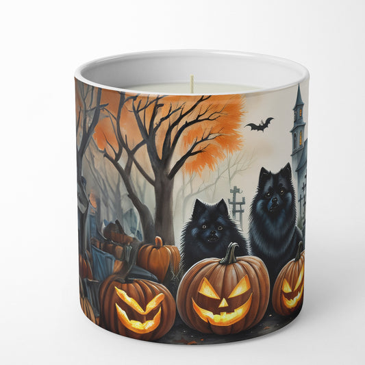 Buy this Keeshond Spooky Halloween Decorative Soy Candle