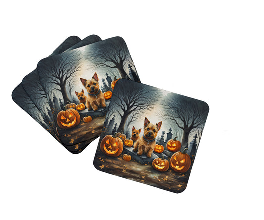 Buy this Norwich Terrier Spooky Halloween Foam Coasters