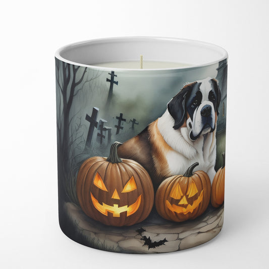 Buy this Saint Bernard Spooky Halloween Decorative Soy Candle