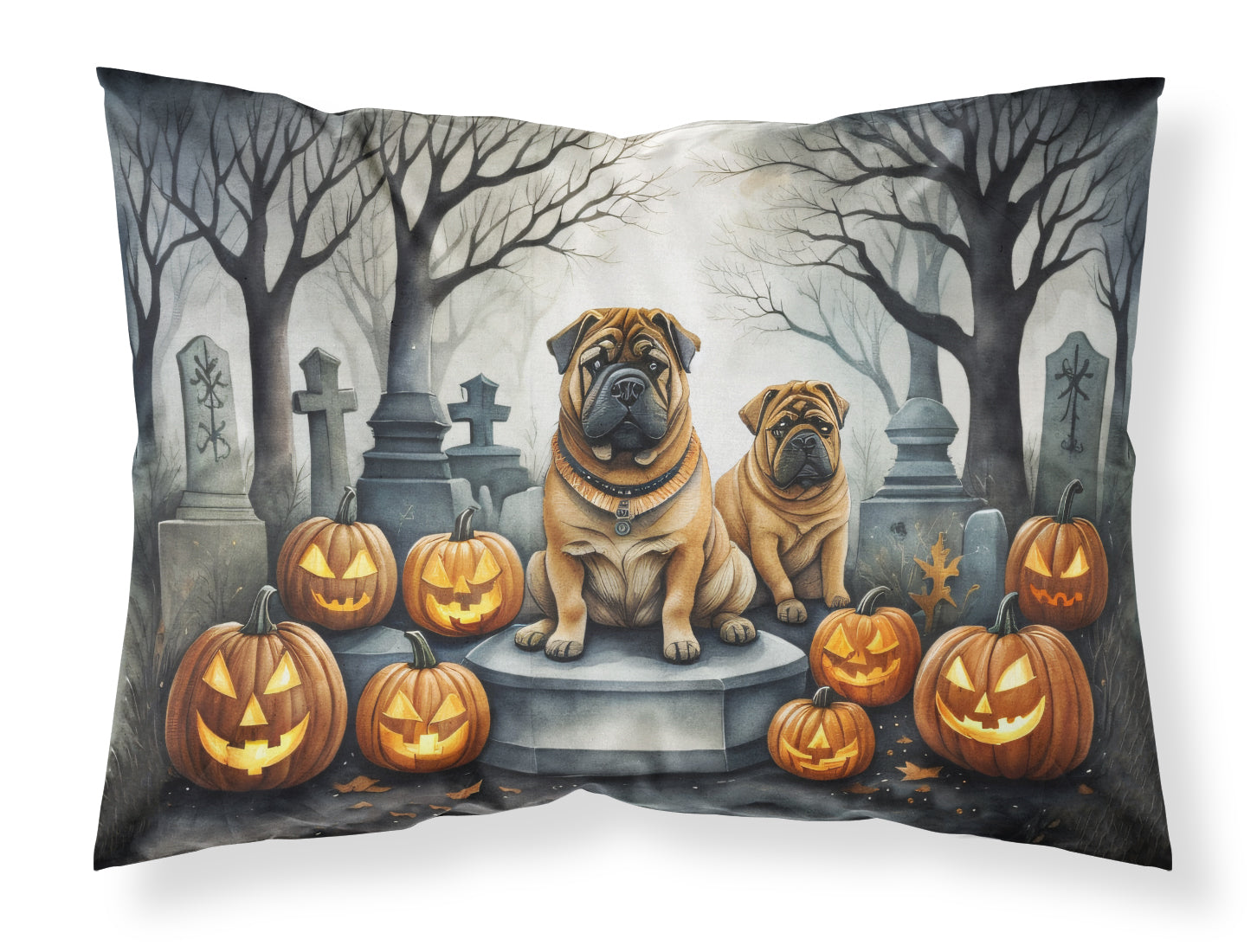 Buy this Shar Pei Spooky Halloween Standard Pillowcase