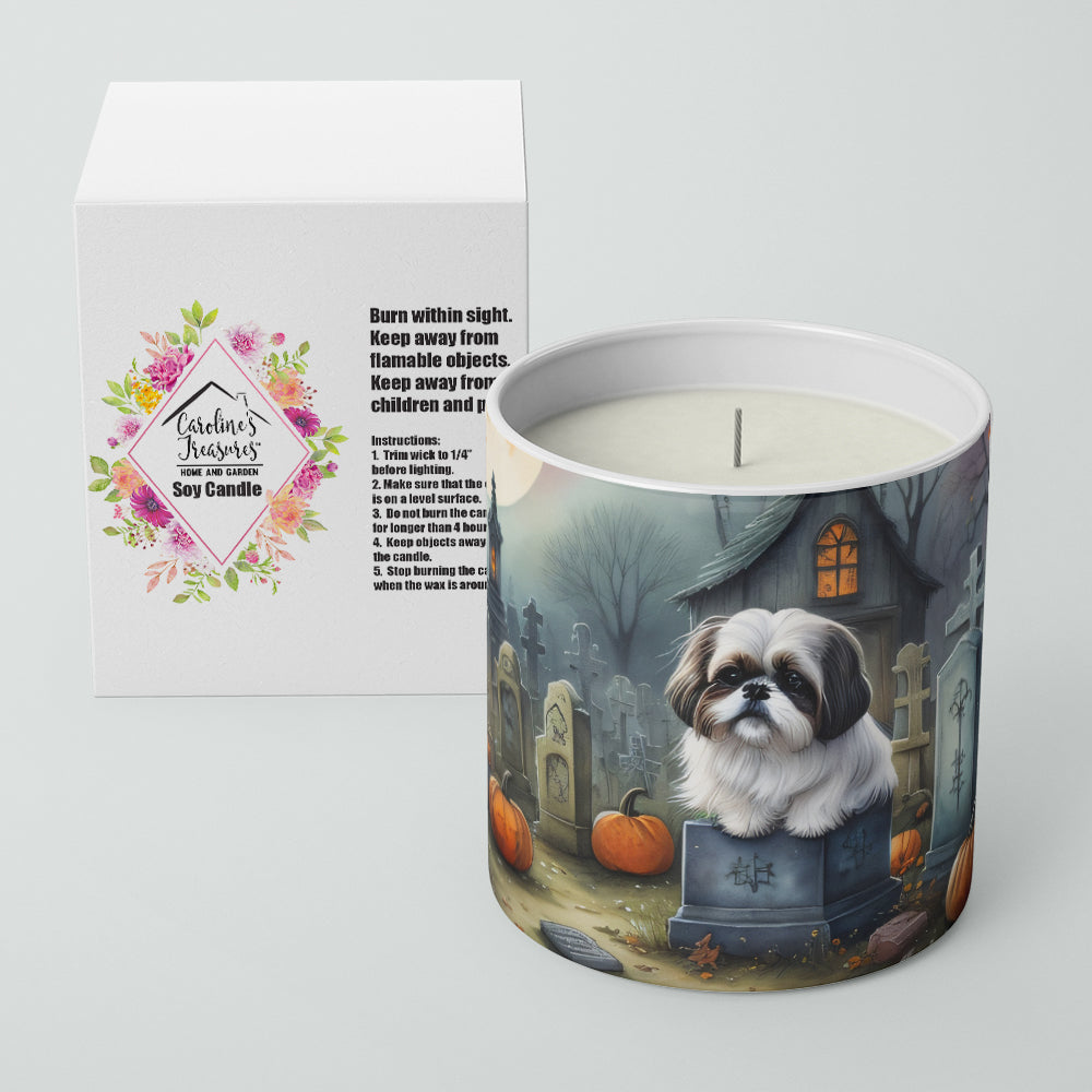 Shih Tzu Spooky Halloween Decorative Soy Candle