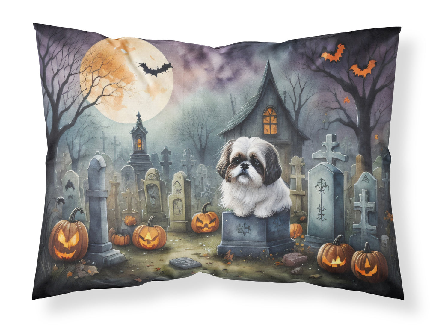 Buy this Shih Tzu Spooky Halloween Standard Pillowcase