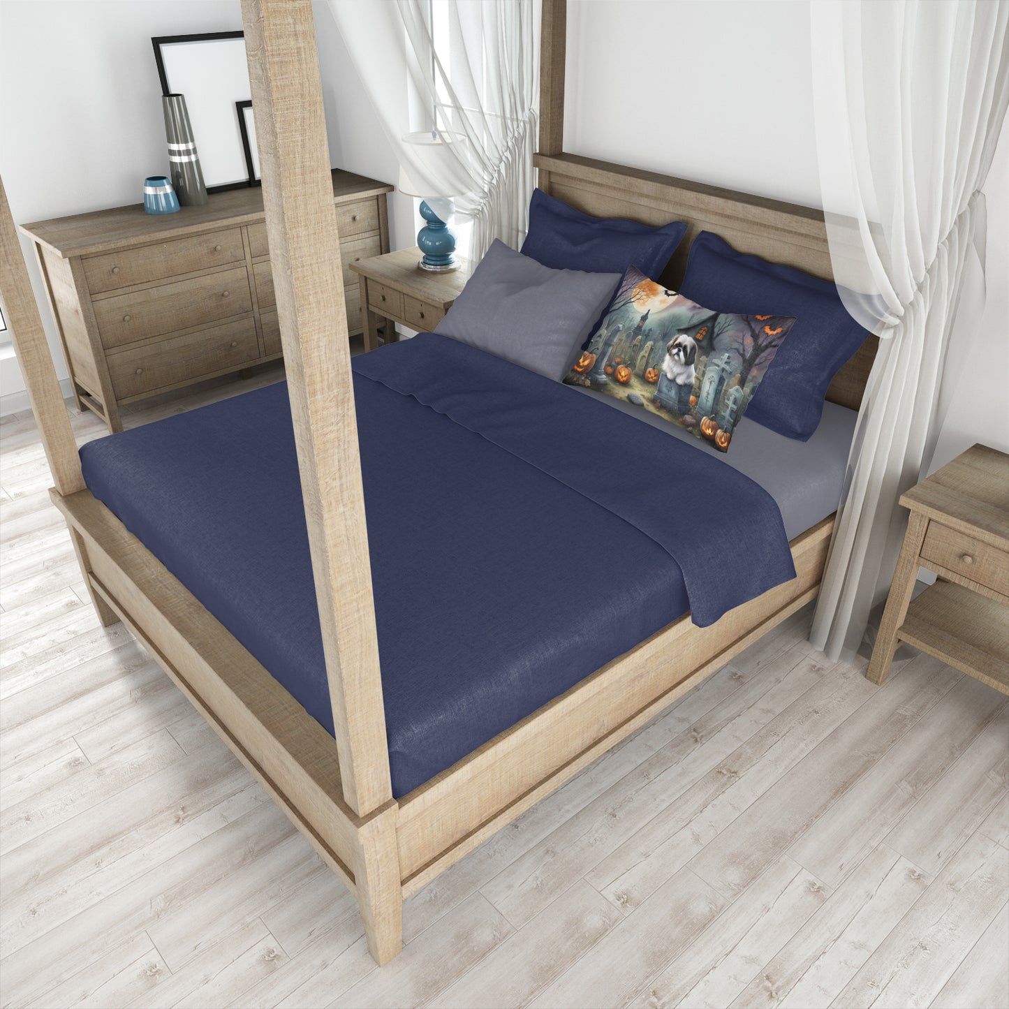 Shih Tzu Spooky Halloween Standard Pillowcase