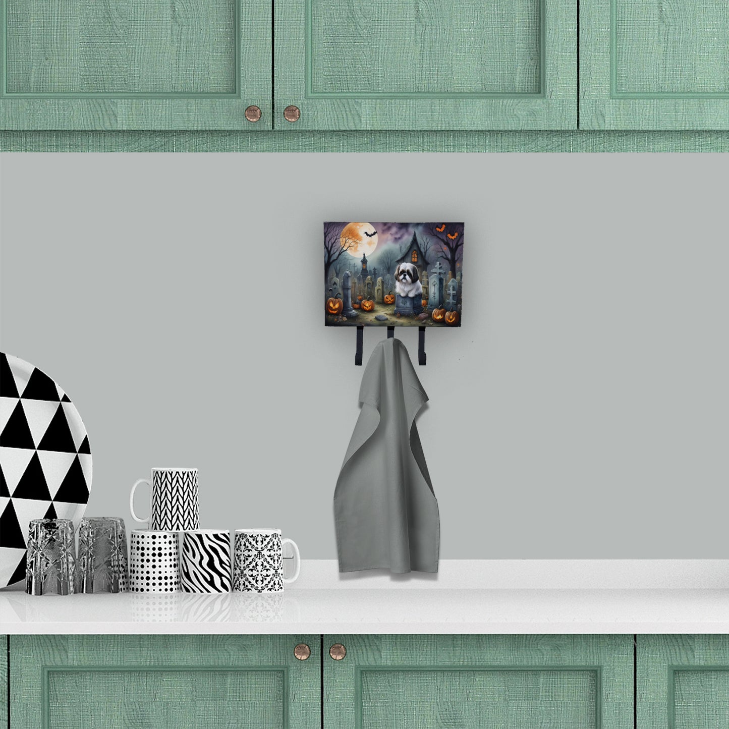 Shih Tzu Spooky Halloween Leash or Key Holder