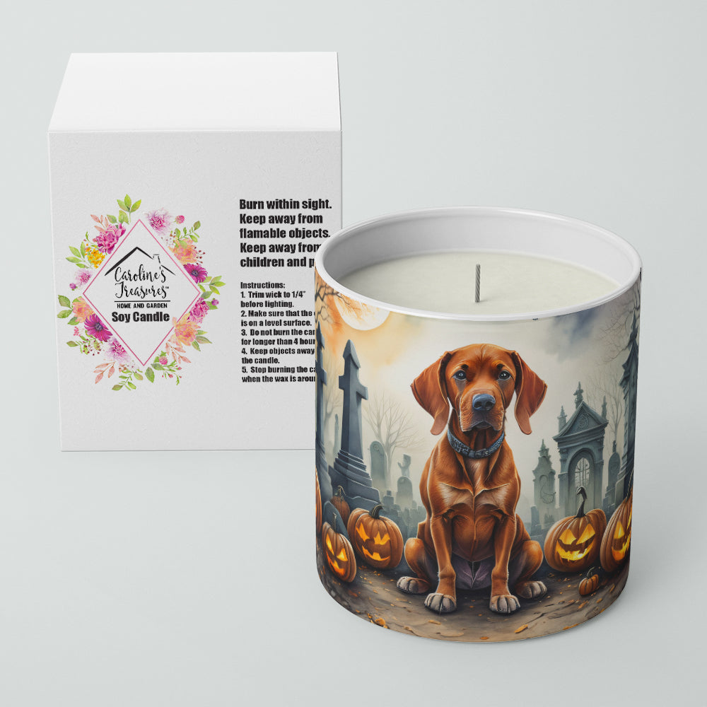Vizsla Spooky Halloween Decorative Soy Candle
