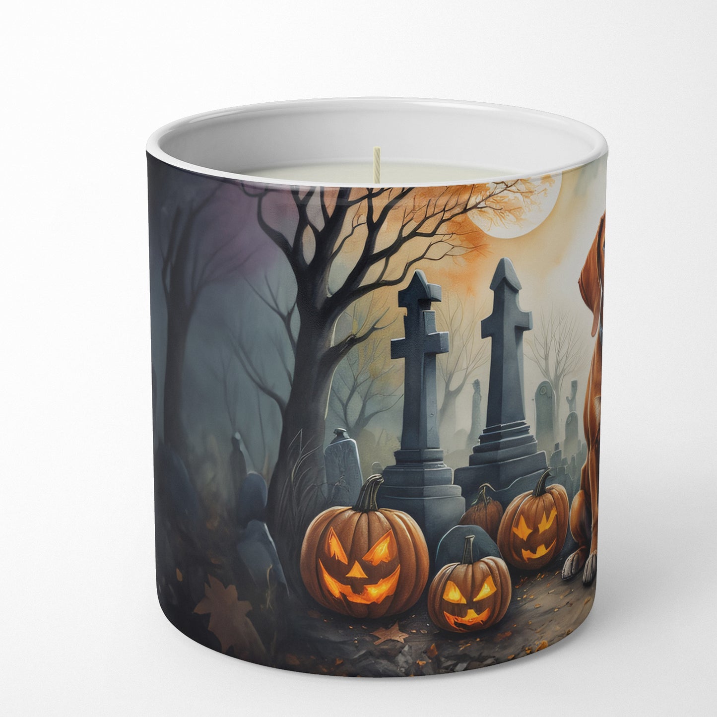 Buy this Vizsla Spooky Halloween Decorative Soy Candle