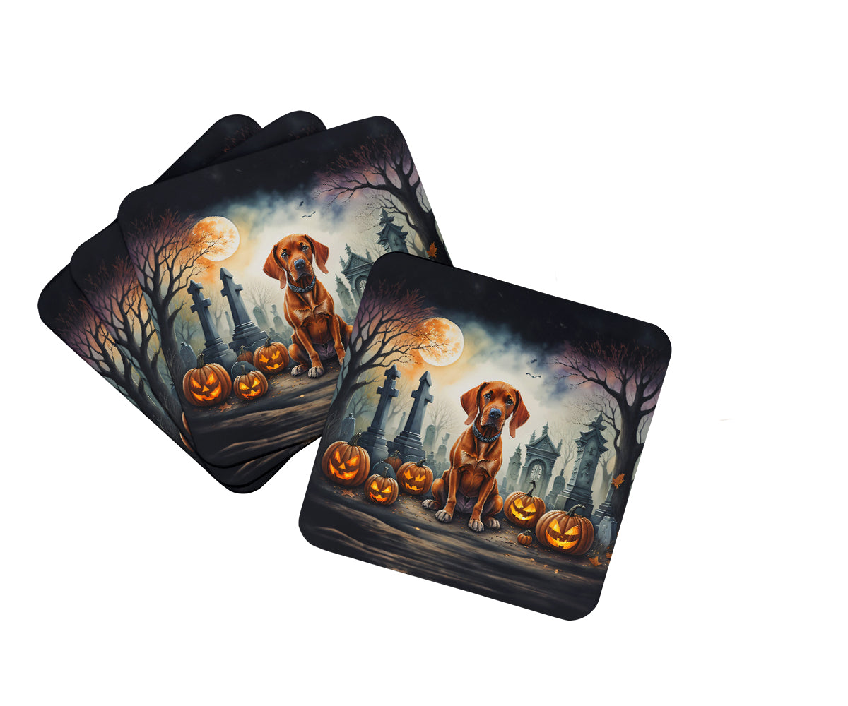Buy this Vizsla Spooky Halloween Foam Coasters