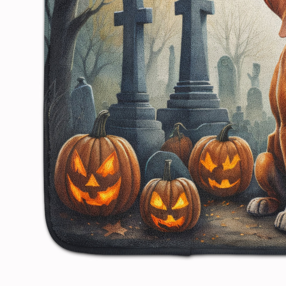 Vizsla Spooky Halloween Memory Foam Kitchen Mat