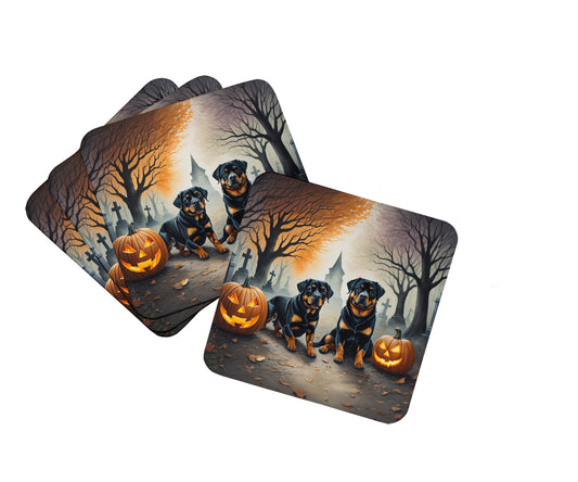 Buy this Rottweiler Spooky Halloween Foam Coasters