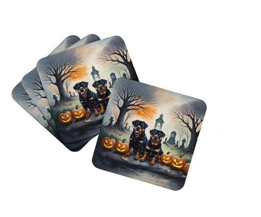 Buy this Rottweiler Spooky Halloween Foam Coasters