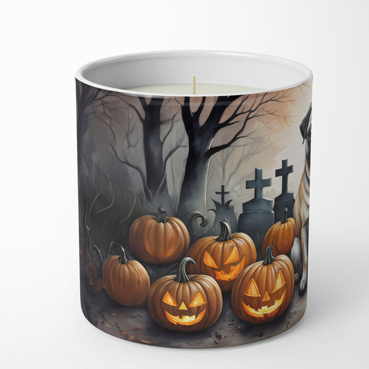 Buy this Fawn Pug Spooky Halloween Decorative Soy Candle