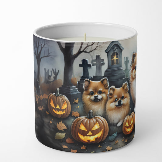Buy this Pomeranian Spooky Halloween Decorative Soy Candle
