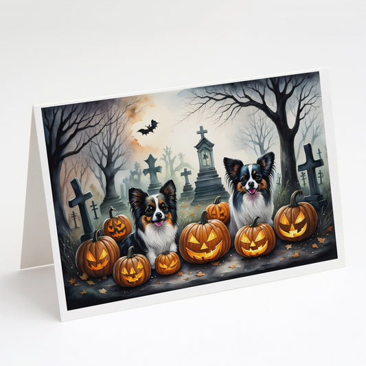 Buy this Papillon Spooky Halloween Greeting Cards and Envelopes Pack of 8