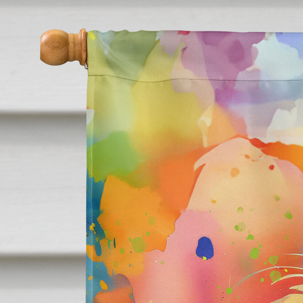 Afghan Hound Hippie Dawg House Flag