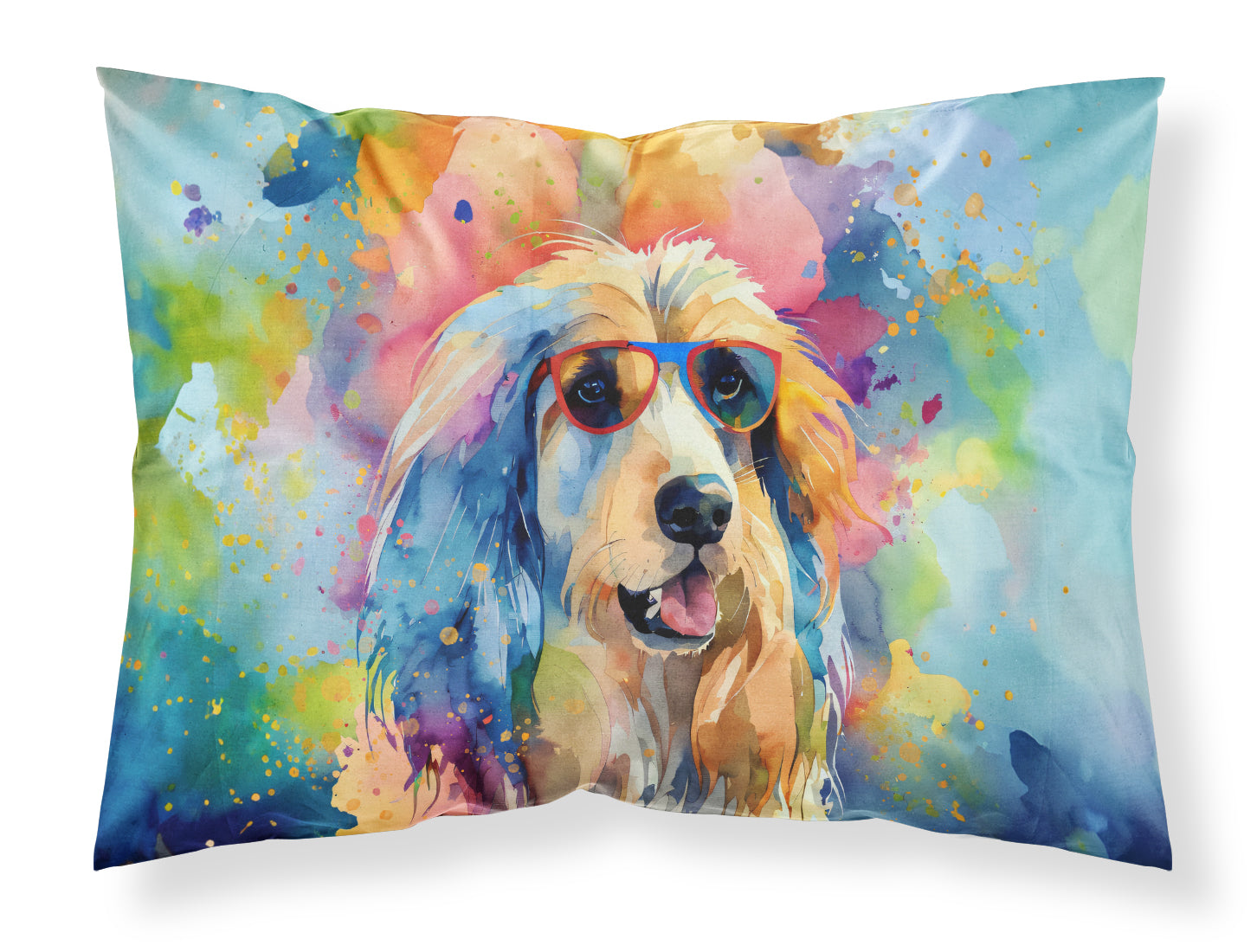 Buy this Afghan Hound Hippie Dawg Standard Pillowcase