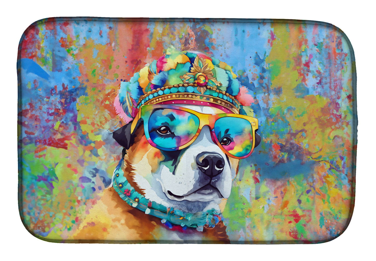 Buy this Akita Hippie Dawg Dish Drying Mat