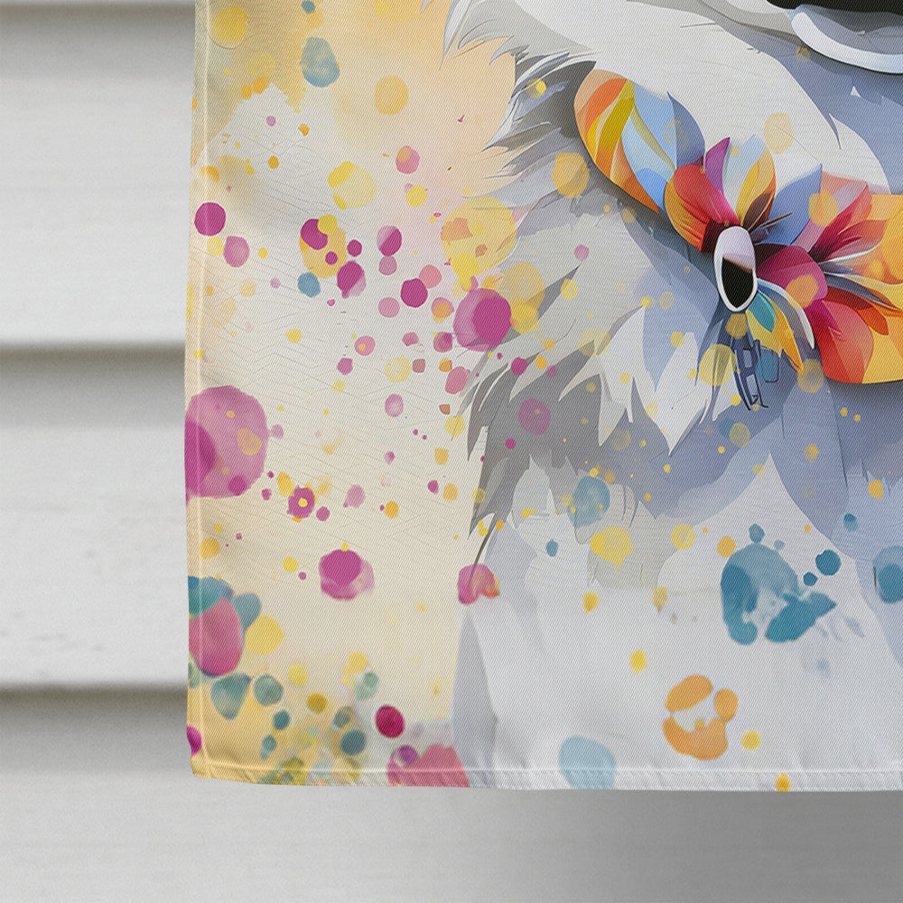 Alaskan Klee Kai Hippie Dawg House Flag