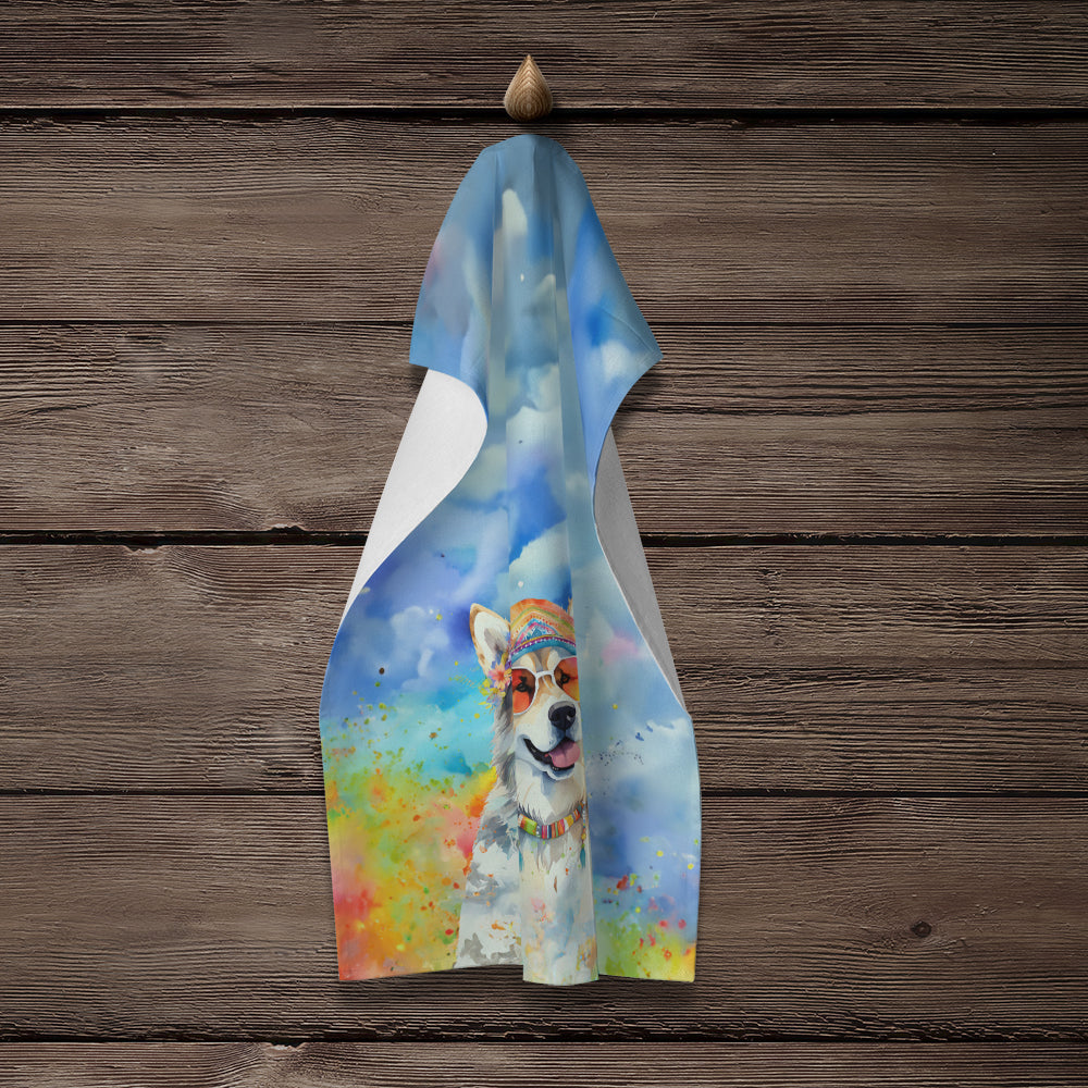 Alaskan Malamute Hippie Dawg Kitchen Towel