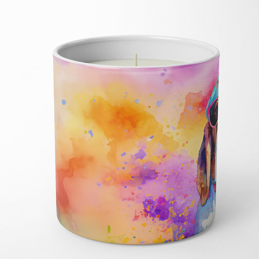 Buy this Basset Hound Hippie Dawg Decorative Soy Candle
