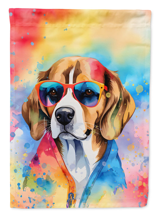 Buy this Beagle Hippie Dawg Garden Flag