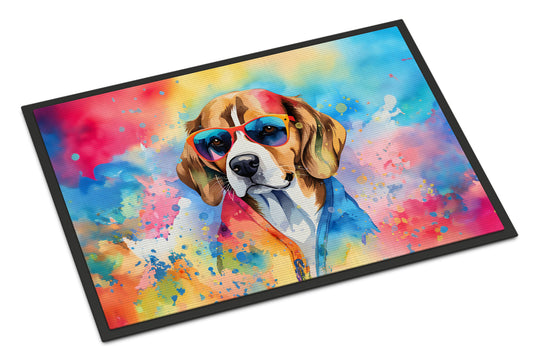 Buy this Beagle Hippie Dawg Doormat