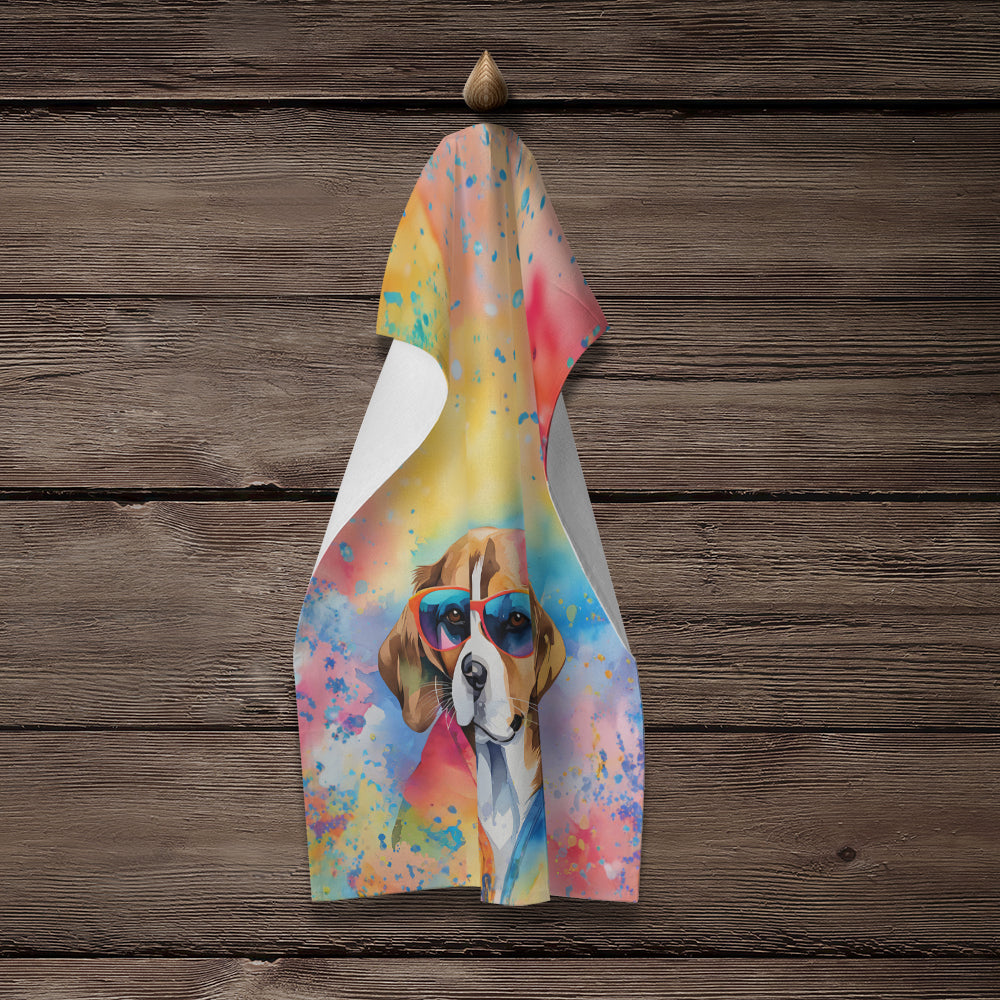 Beagle Hippie Dawg Kitchen Towel