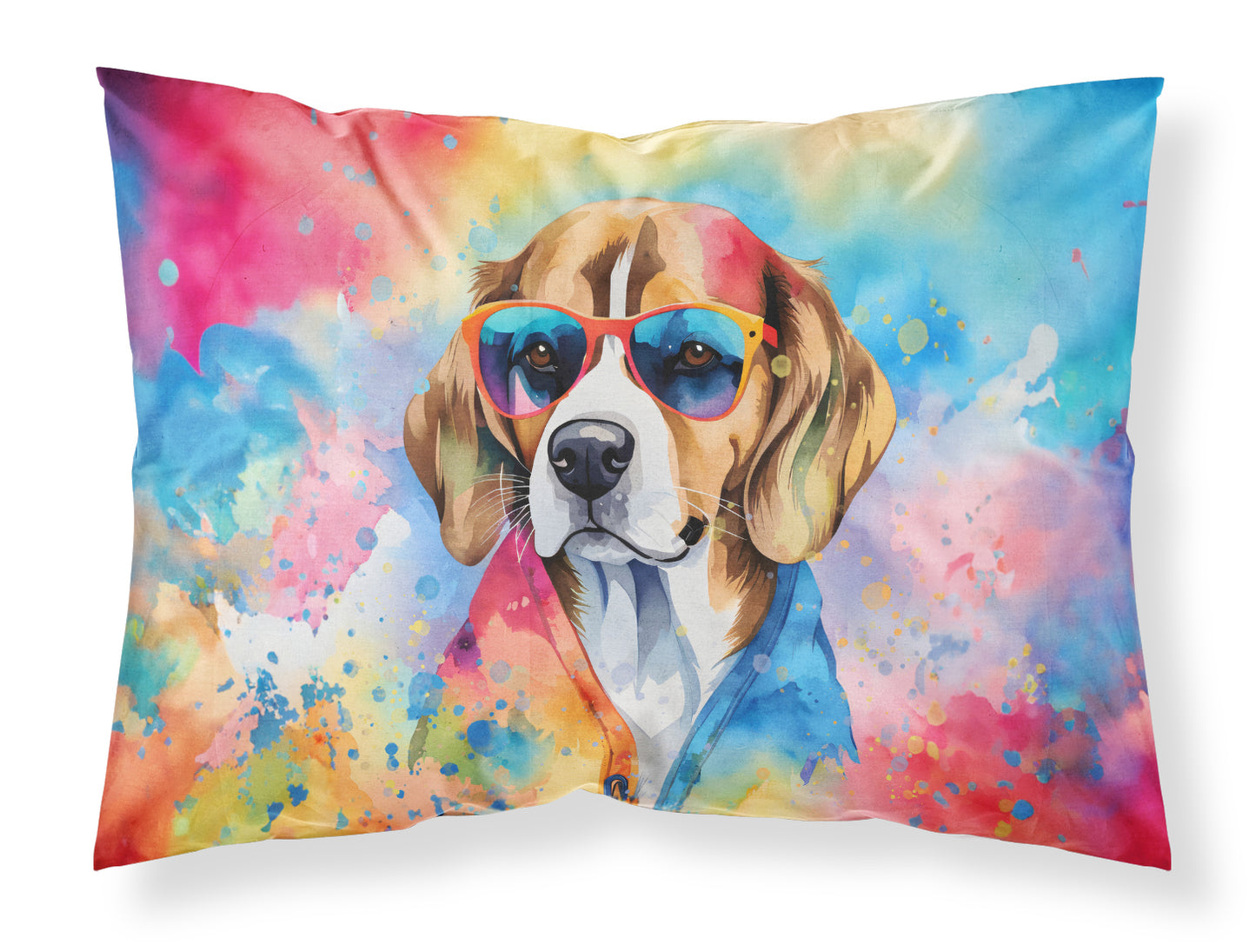 Buy this Beagle Hippie Dawg Standard Pillowcase