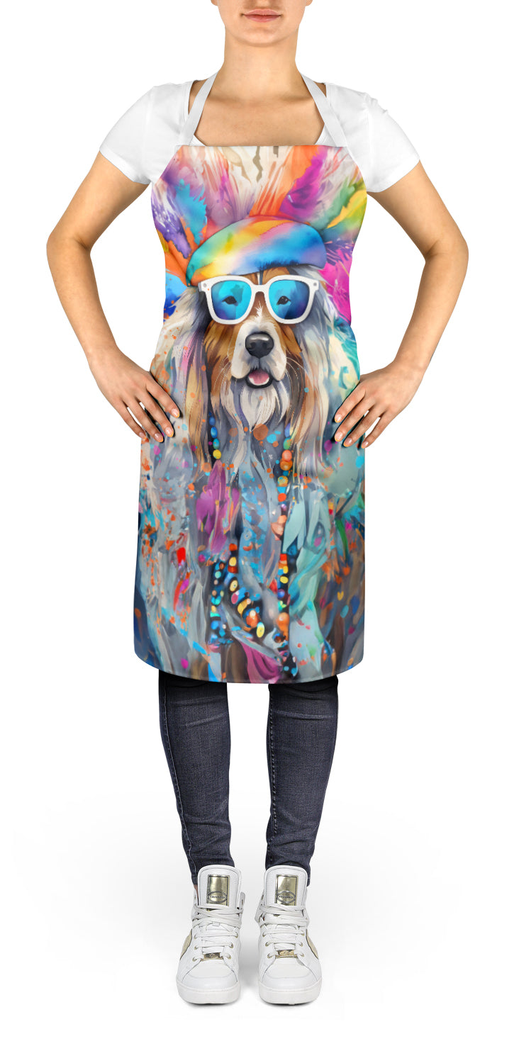 Bearded Collie Hippie Dawg Apron
