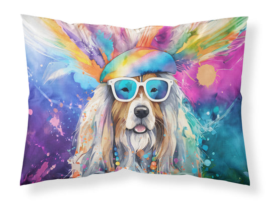 Buy this Bearded Collie Hippie Dawg Standard Pillowcase