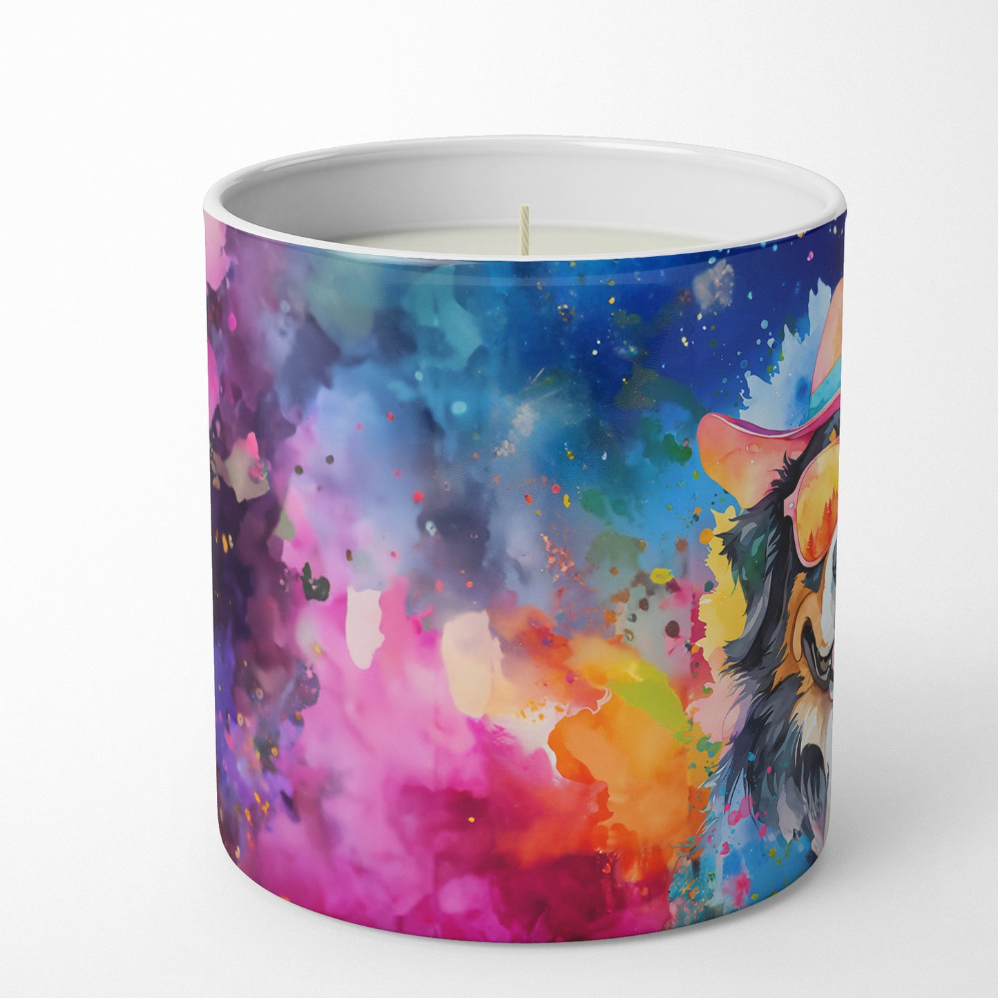 Buy this Bernese Mountain Dog Hippie Dawg Decorative Soy Candle