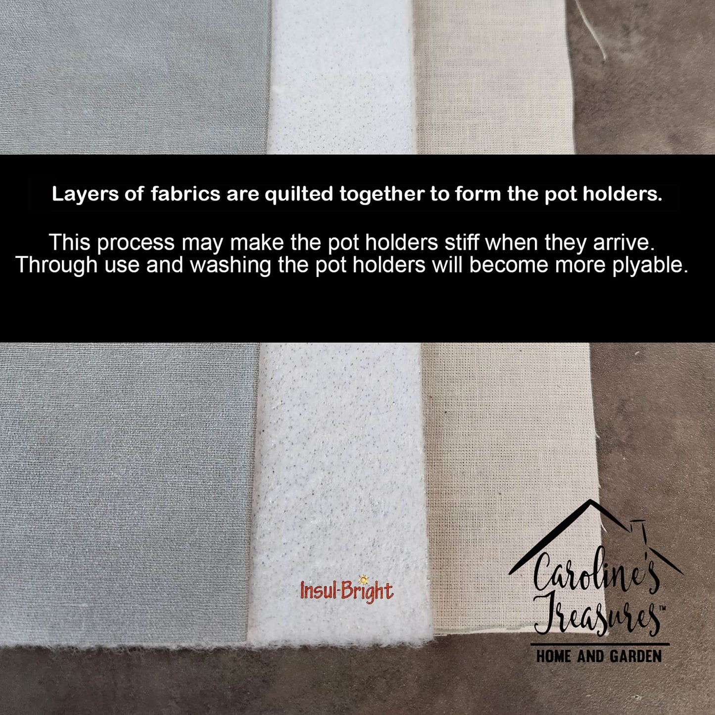Bernese Mountain Dog Hippie Dawg Pair of Pot Holders
