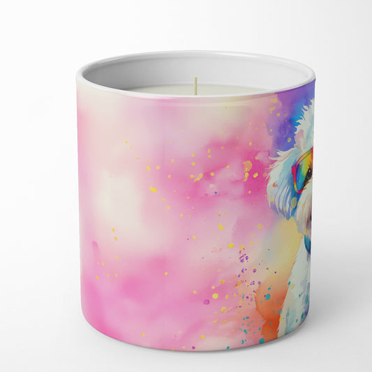 Buy this Bichon Frise Hippie Dawg Decorative Soy Candle