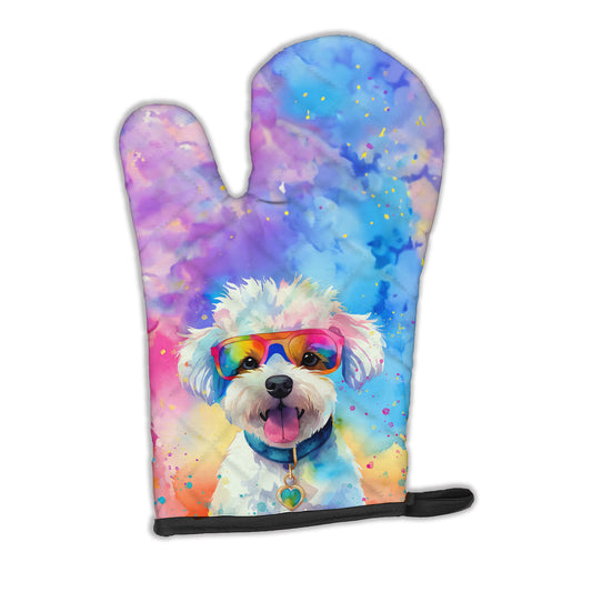 Buy this Bichon Frise Hippie Dawg Oven Mitt