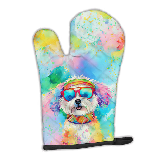 Buy this Bichon Frise Hippie Dawg Oven Mitt