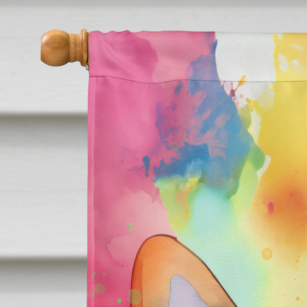 Boston Terrier Hippie Dawg House Flag