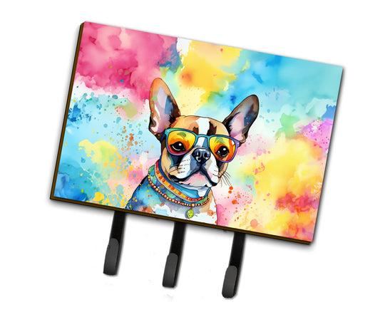 Buy this Boston Terrier Hippie Dawg Leash or Key Holder