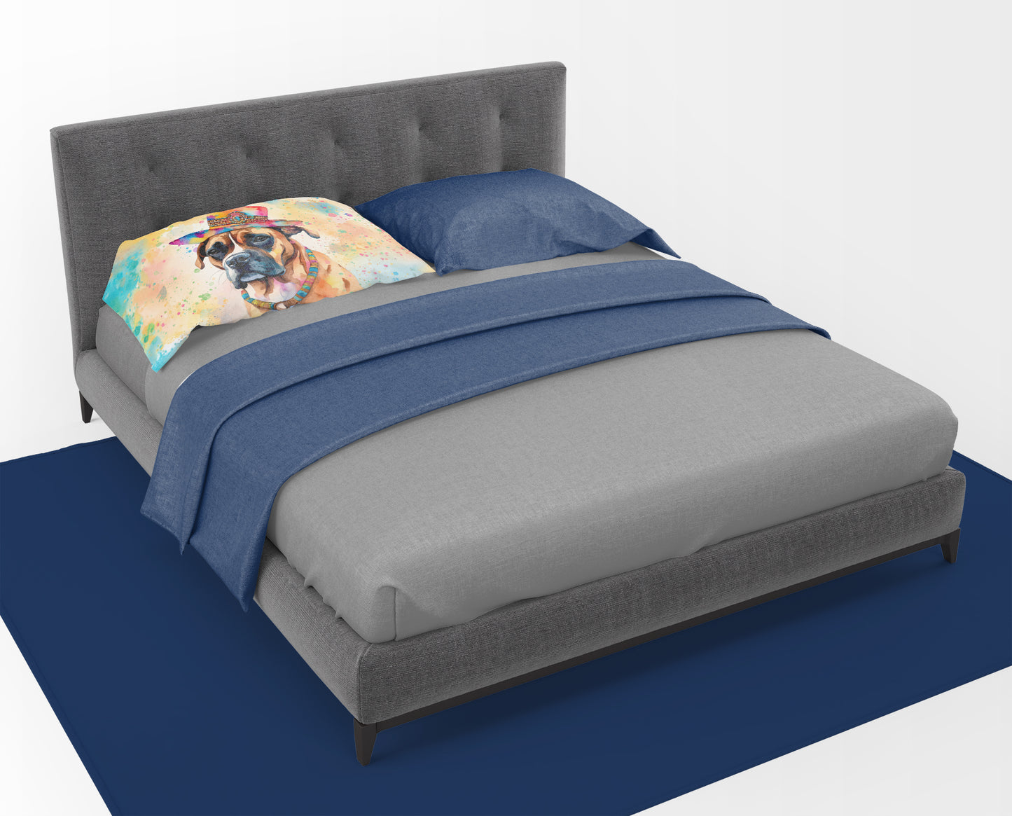 Boxer Hippie Dawg Standard Pillowcase