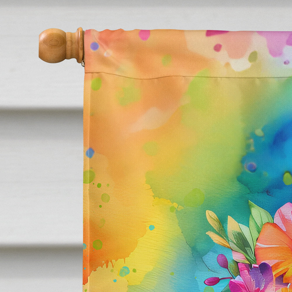 Boxer Hippie Dawg House Flag