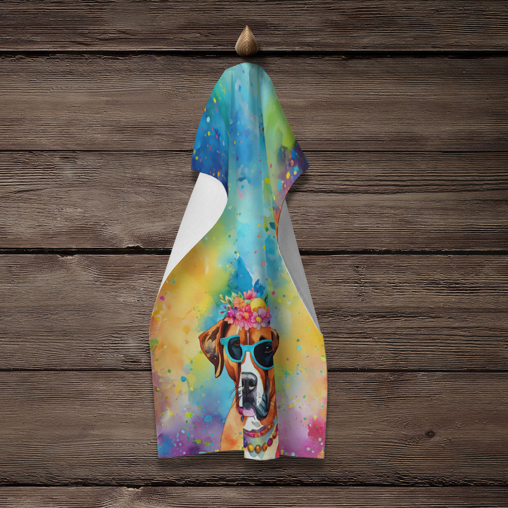 Boxer Hippie Dawg Kitchen Towel