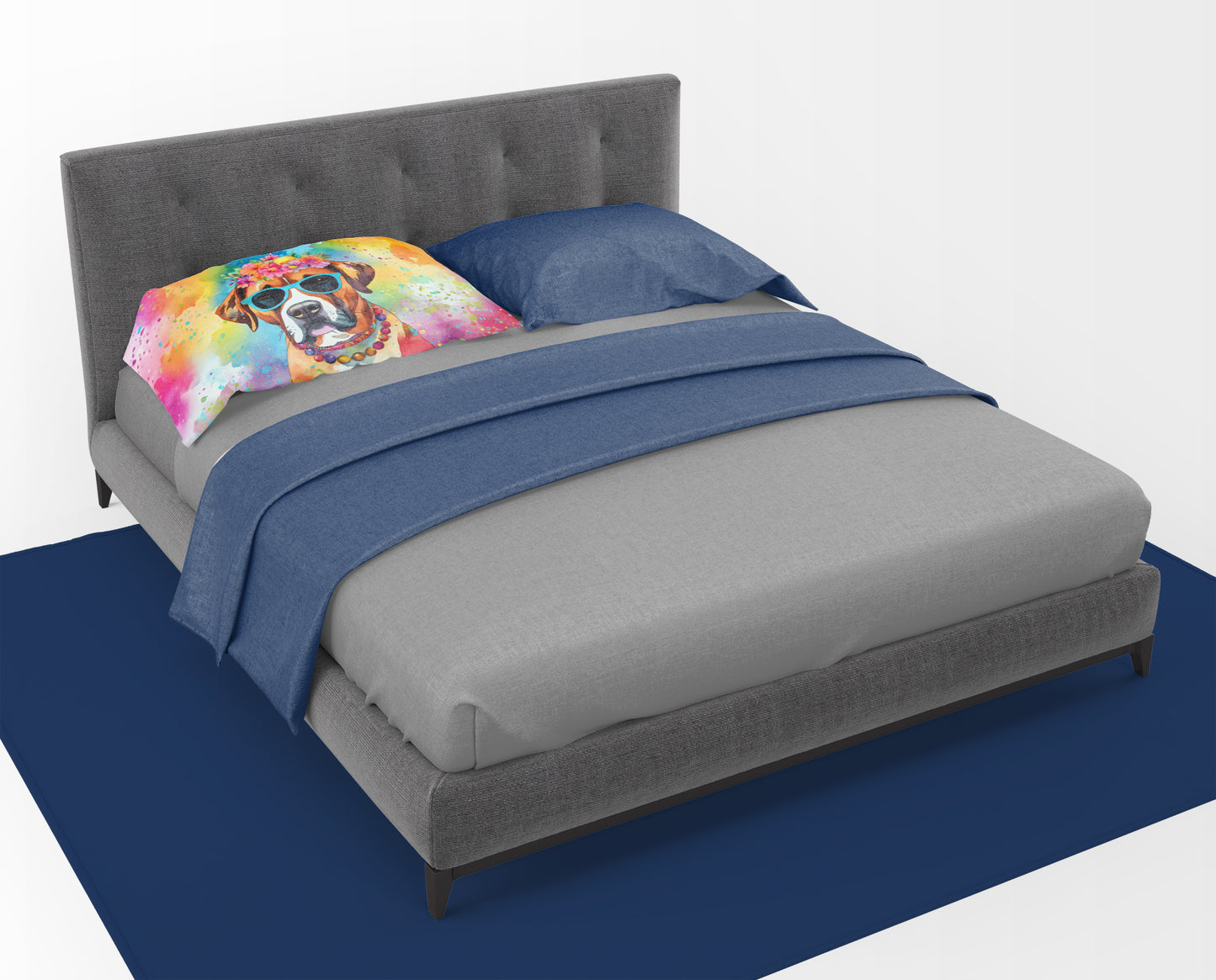 Boxer Hippie Dawg Standard Pillowcase